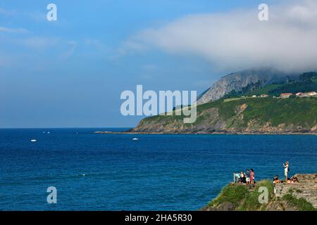 Estuario del Ria de Urdaibai, Mundaka, Riserva della Biosfera di Urdaibai, Paesi Baschi, Spagna Foto Stock