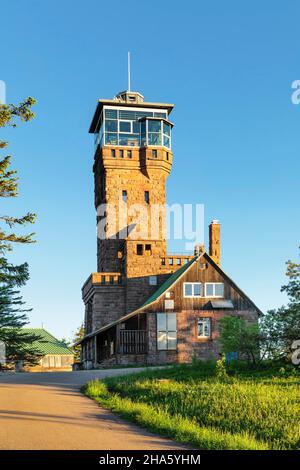 hornisgrinde torre sul hornisgrinde, foresta nera, baden-wuerttemberg, germania Foto Stock