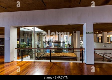 timanfaya information and visitor center,mancha blanca,centro de visitantes e interpretación,lanzarote,canarie,spagna,europa Foto Stock