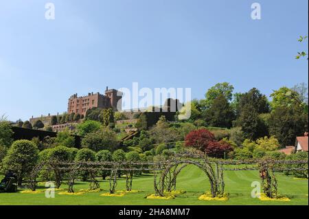 Powis Castle and Gardens Welshpool Powys Wales UK Foto Stock