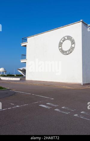 Il padiglione Art Deco De la Warr a Bexhill sul mare Foto Stock