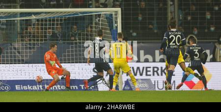 Città di Bochum, Germania. 11th Dic, 2021. Primo: 11.12.2021, Fuvuball, 1st Bundesliga, stagione 2021/2022, VFL Bochum - BVB, Borussia Dortmund Goal 1: 1 Julian BRANDT, BVB/dpa/Alamy Live News Foto Stock