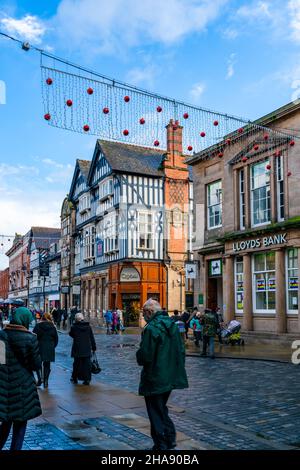 CHESTER, CHESHIRE, REGNO UNITO - 06 DICEMBRE 2021 Foto Stock