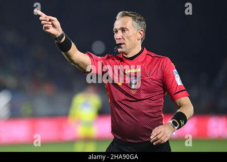 Venezia, Italia. 11th Dic 2021. Paolo Valeri arbitro della partita durante il Venezia FC vs Juventus FC, Campionato italiano di calcio A a Venezia, Italia, Dicembre 11 2021 credito: Agenzia indipendente di Foto/Alamy Live News Foto Stock