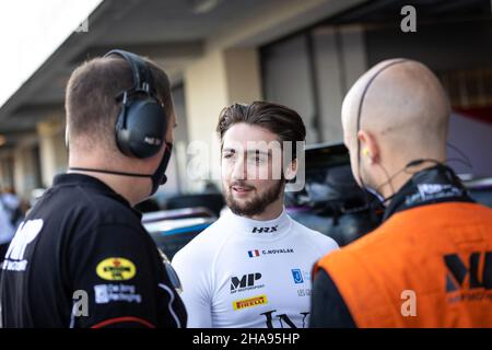 Novalak Clement, MP Motorsport, Dallara F2, ritratto durante il round 8th del Campionato FIA di Formula 2 2021 dal 10 al 12 dicembre 2021 sul circuito Yas Marina, a Yas Island, Abu Dhabi - Foto: Sebastian Rozendaal/DPPI/LiveMedia Foto Stock