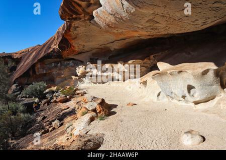 Caves Hill nell'Australia Occidentale (AKA Caves Rock). Vicino a Widgiemooltha. Foto Stock