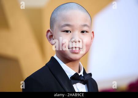 Beverly Hills, Stati Uniti. 11th Dic 2021. BEVERLY HILLS, LOS ANGELES, CALIFORNIA, Stati Uniti d'America - DICEMBRE 11: L'attore Jayden Zhang arriva al 19th annuale Unforgettable Gala Asian American Awards tenutosi al Beverly Hilton Hotel il 11 Dicembre 2021 a Beverly Hills, Los Angeles, California, Stati Uniti. (Foto di Xavier Collin/Image Press Agency) Credit: Image Press Agency/Alamy Live News Foto Stock