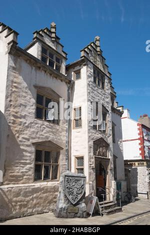 Plas Mawr,Heritage,building,a,splendidamente, restaurato, Elizabethan, casa padronale, nel,centro,di,città,Conway,Conwy,Conwy Castle,Conway Castle,Castle Walls,Castle,Walls,Coast,Coastal,market,Town,Conwy County,Conway County,North,Wales,Welsh,GB,Great Britain,British,UK,United Kingdom, Foto Stock