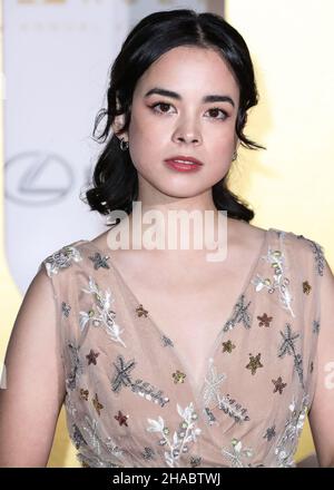 BEVERLY HILLS, LOS ANGELES, CALIFORNIA, Stati Uniti d'America - DICEMBRE 11: L'attrice Julia Rehwald arriva al 19th Annual Unforgettable Gala Asian American Awards tenutosi al Beverly Hilton Hotel il 11 Dicembre 2021 a Beverly Hills, Los Angeles, California, Stati Uniti. (Foto di Xavier Collin/Image Press Agency/Sipa USA) Foto Stock