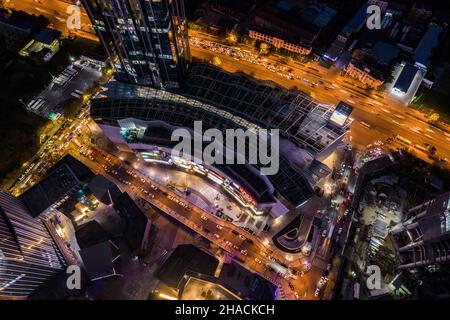 Architetture tipiche cinesi situate a Chengdu, Cina Foto Stock