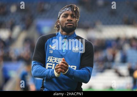 Allan Saint-Maximin #10 di Newcastle United applauds i fan Foto Stock