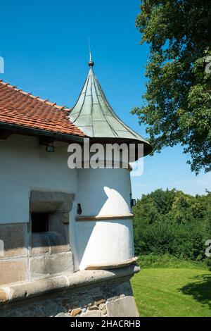 Castello di Nowy Wisnicz, Bochnia County, Piccola Polonia voivodato, Polonia Foto Stock