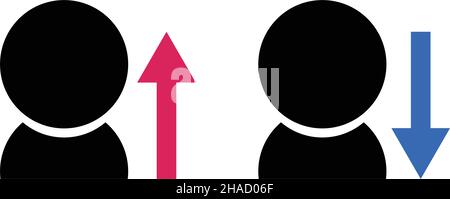 Ideale per scene come l'abilità e la crescita. Illustrazione Vettoriale