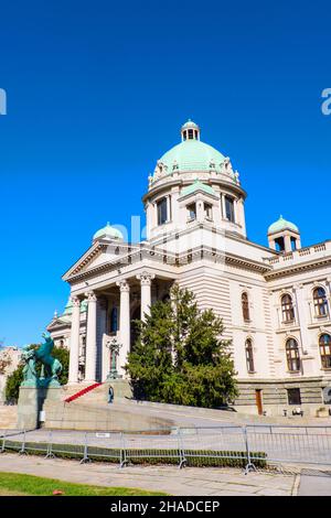 Assemblea Nazionale della Repubblica di Serbia, Belgrado, Serbia Foto Stock