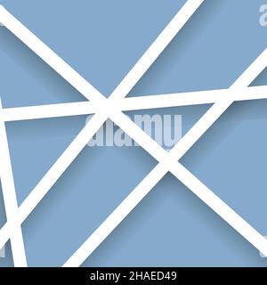 Sfondo a colori astratto con carta colorata taglia forme geometriche astratte. Design per poster, striscioni, biglietti. Immagini cartacee 3D con una sottile miscela di Illustrazione Vettoriale
