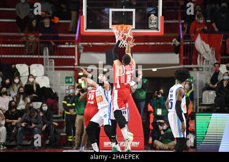 Varese, Italia. 12th Dic 2021. -5 Alessandro gentile OpenJobMetis Varese in occasione della partita LBA Italy Championship tra Openjobmetis Varese e Devi Napoli Basket, a Varese, Italia, il 12 dicembre 2021. Credit: Fabio Averna/Alamy Live News Foto Stock