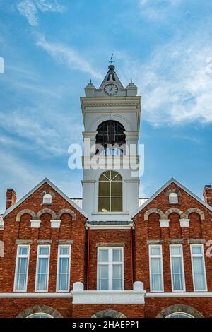 Union County Historic Courthouse, Town Square, Blairsville, Georgia Foto Stock