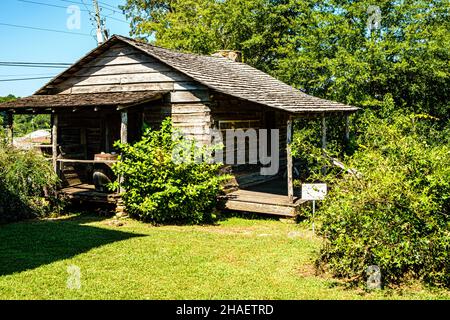 Kirby-Quinton Cabin, North Main Street, Jasper, Georgia Foto Stock
