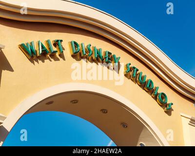 PARIGI. Francia - Aprile 2019: Walt Disney Studios a Disneyland Parigi, Francia. Disney è il primo gruppo di intrattenimento al mondo Foto Stock