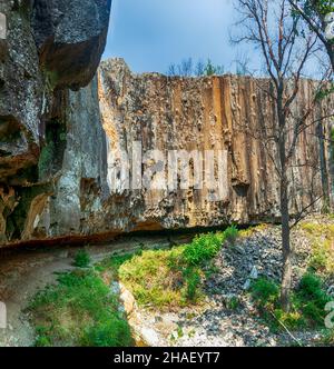 Cascata della creazione, Krumovgrad Bulgaria ottobre 2020 Foto Stock