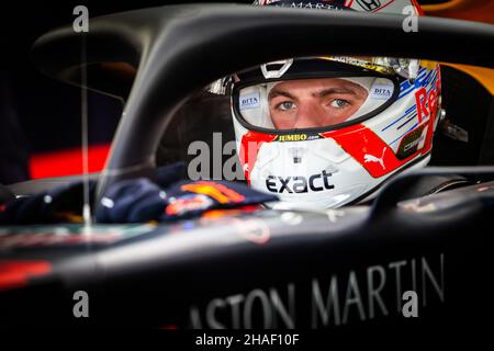 Abu Dhabi. 12th dicembre 2021. VERSTAPPEN Max (ned), Aston Martin Red Bull Racing Honda RB15, ritratto durante il Campionato del mondo di Formula uno 2019, Gran Premio del Brasile dal 15 al 17 novembre a San Paolo, Brasile - Foto Antonin Vincent / DPPI Foto Stock