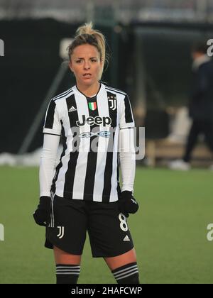 Torino, Italia. 12th Dic 2021. Martina Rosqui (Juventus Women) durante la Juventus FC vs AC Milan, Italian football Serie A Women match a Torino, Italy, December 12 2021 Credit: Independent Photo Agency/Alamy Live News Foto Stock