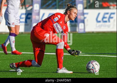 Stadio Pietro Torrini, Sesto Fiorentino (Fi), Italia, 12 dicembre 2021, Katja Schroffenegger (Fiorentina) durante Empoli Ladies vs ACF Fiorentina - Calcio Italiana Serie A Femminile match Foto Stock