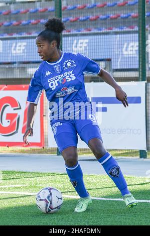 Stadio Pietro Torrini, Sesto Fiorentino (Fi), Italia, 12 dicembre 2021, Chante Domping (Empoli) durante Empoli Ladies vs ACF Fiorentina - Calcio Italiana Serie A Femminile match Foto Stock