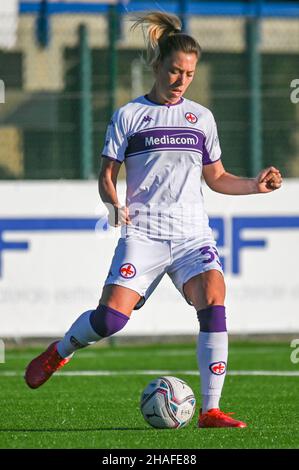 Stadio Pietro Torrini, Sesto Fiorentino (Fi), Italia, 12 dicembre 2021, Francesca vitale (Fiorentina) durante Empoli Ladies vs ACF Fiorentina - Calcio Italiano Serie A Women match Foto Stock