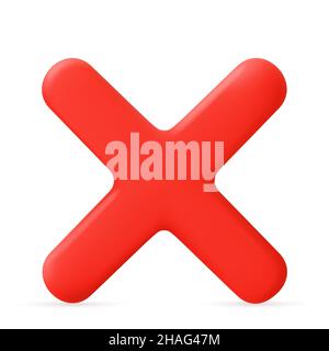 3D elementi di segno trasversale Illustrazione Vettoriale