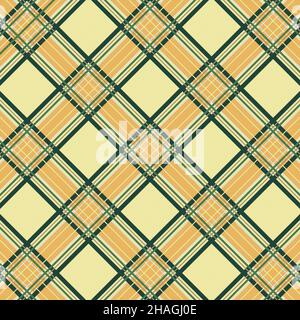 Disegno in tessuto con motivo colorato senza cuciture in tartan. Fondo in plaid testurizzato. Illustrazione di alta qualità Foto Stock