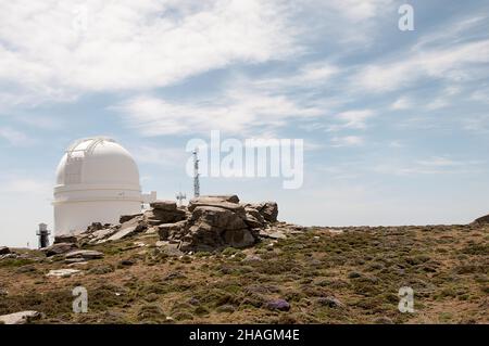 Osservatorio Astronomico di Calar Alto in Almeria Foto Stock