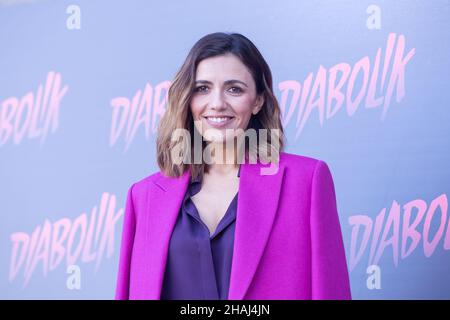 13 dicembre 2021, Roma, RM, Italia: Serena Rossi partecipa alla fotocall del film 'Diabolik' a Roma (Credit Image: © Matteo Nardone/Pacific Press via ZUMA Press Wire) Foto Stock