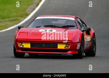 Gary Culver, Ferrari 328 GTB, Pirelli Ferrari Formula Classic, organizzato dal Ferrari Club di Gran Bretagna, Festival Italia, Brands Hatch, Fawkham, Foto Stock