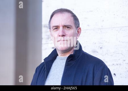 13 dicembre 2021, Roma, RM, Italia: Valerio Mastandrea partecipa alla fotocall del film 'Diabolik' a Roma (Credit Image: © Matteo Nardone/Pacific Press via ZUMA Press Wire) Foto Stock