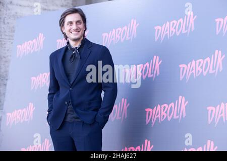 13 dicembre 2021, Roma, RM, Italia: Luca Marinelli partecipa alla fotocall del film 'Diabolik' a Roma (Credit Image: © Matteo Nardone/Pacific Press via ZUMA Press Wire) Foto Stock