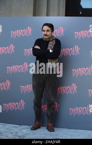 13 dicembre 2021, Roma, Lazio, Italia: Al The Space Cinema moderno, fotocellula del film Diabolik..in questa foto Piergiorgio Bellocchio (Credit Image: © Paolo Pizzi/Pacific Press via ZUMA Press Wire) Foto Stock