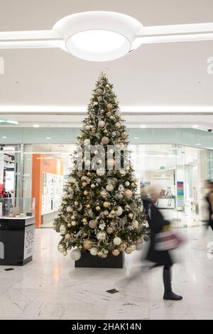 Canarino decorazioni di Natale Foto Stock