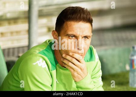 Siviglia, Spagna. 12th Dic 2021. Joaquin Sanchez di Real Betis durante la partita LaLiga Santander 2021/2022 tra Real Betis e Real Sociedad all'Estadio Benito Villamarín.Final Score; Real Betis 4:0 Real Sociedad. Credit: SOPA Images Limited/Alamy Live News Foto Stock