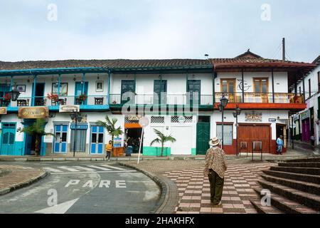 Sonson, Antioquia / Colombia - 19 novembre 2021. Sonsón è uno dei comuni di Antioquia con la maggior parte dei musei del dipartimento Foto Stock