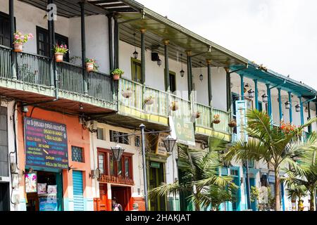 Sonson, Antioquia / Colombia - 19 novembre 2021. Sonsón è uno dei comuni di Antioquia con la maggior parte dei musei del dipartimento Foto Stock