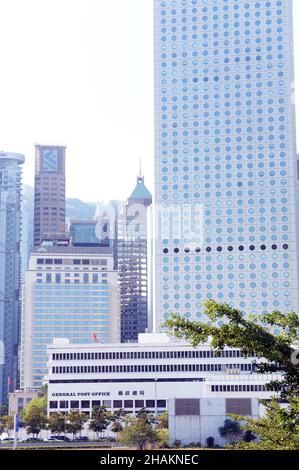 L'iconico edificio dell'Ufficio postale Generale di Hong Kong. Foto Stock