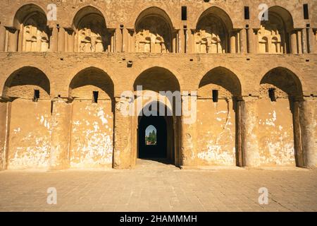 Fortezza storica di al-Ukhaidir vicino a Karbala in Iraq Foto Stock