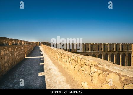 Fortezza storica di al-Ukhaidir vicino a Karbala in Iraq Foto Stock