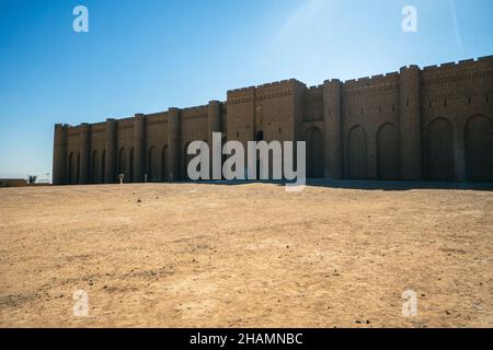 Fortezza storica di al-Ukhaidir vicino a Karbala in Iraq Foto Stock