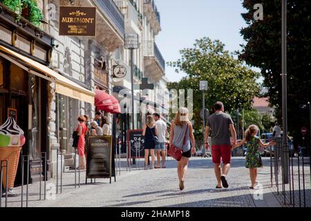 Biarritz (Francia sud-occidentale): 'Place Georges ClemenceauÓ nel centro della città Foto Stock