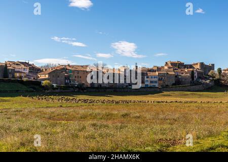 Tourtour, Francia. Tourtour è stato incluso nella lista dei più bei villaggi in Francia dall'associazione Les Plus Beaux Villages de France Foto Stock