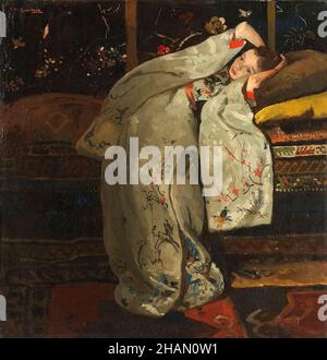 George Hendrik Breitner, pittura, Girl in a White Kimono, 1894 Foto Stock