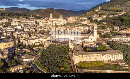 Ad Assisi, Umbria, Italia Foto Stock