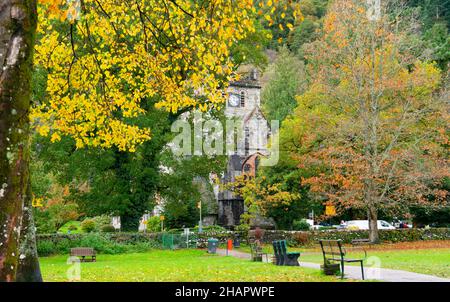 St Mary's Church, Betws-Y-Coed, Galles del Nord. Immagine scattata nel novembre 2021. Foto Stock